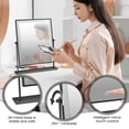 thumbnail image 4 of Dressing Table Mirror Versatile Smart Desk Mirror with LED Control Rotary Makeup Mirrors with Lighting for Your Bedrooms, 4 of 8