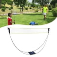 thumbnail image 3 of Filet de Badminton Portable 10x5 ft avec Sac de Transport Filet de Badminton pour Tennis Jardin, 3 of 9