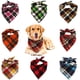 thumbnail image 1 of Paquete de 8 bandanas lavables brillar Triángulo para perros y gatos color aleatorio, 1 of 5