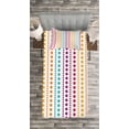 thumbnail image 3 of Ambesonne Colorful Quilted Bedspread Set 2 Pcs, Half Toned Polka Dots, Twin Size, Multicolor, 3 of 3