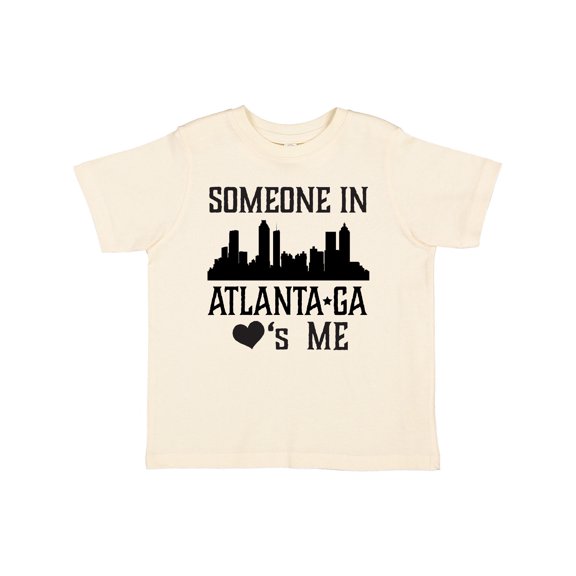 Inktastic Atlanta Georgia Someone Loves Me Skyline Boys or Girls Toddler T-Shirt