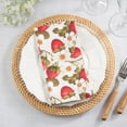 thumbnail image 5 of Breezy Juicy Strawberry Napkin (Set of 4), 5 of 5