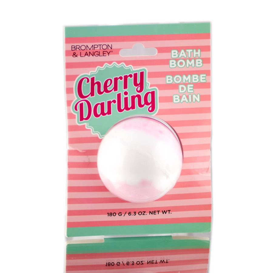 Upper Canada Soap Brompton & Langley Bath Bomb Cherry Darling 6.3 oz