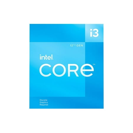Intel - Core i3-12100F 12th Generation - 4 Core - 8 Thread - 3.3 to 4.3 GHz - LGA1700 - Desktop Processor