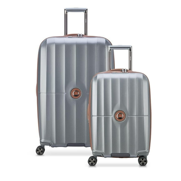 DELSEY Paris St. Tropez Hardside Expandable Luggage with Spinner Wheels, 2 Piece Set, Platinum, 2 Piece Set (21/28)