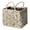 Brown Mixed Flowers, variant on Large Flowers Floral Laundry Hamper, Boho Foldable Clothes Storage Basket with Handles, Large Capacity Decorative Organizer Bin for Bathroom Bedroom Laundry Room