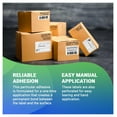 thumbnail image 3 of 4x4 Thermal Labels - 4960 Labels - Direct Thermal Shipping Labels with Sensor - 0.75 Inch Perforation - Compatible with Zebra, Bixolon & More, 3 of 7