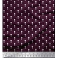 thumbnail image 1 of Soimoi Moss Georgette Fabric Leaves & Floral Shirting Print Fabric by Yard 42 Inch Wide, 1 of 1