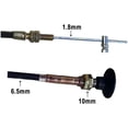 thumbnail image 2 of HUGFEGWE Stop Choke Bowden Cable Wire Control Bonnet Throttle Engine Fuel Knob Shut Off Cable Universal for Car Tractor 3.5M Long CJB91-101745, 2 of 3