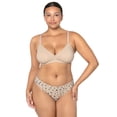 thumbnail image 4 of fresh collection by Fruit of the Loom Women's Cotton Triangle Bralette and Bikini Underwear Set, 4 of 8
