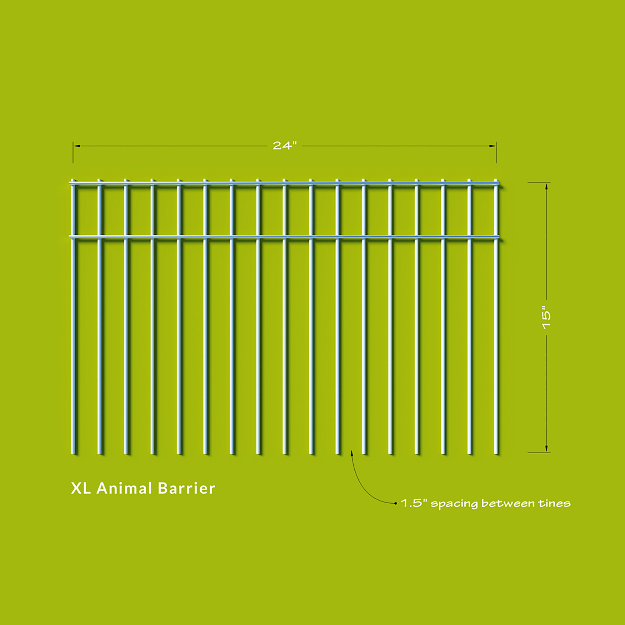 Gardenised 80-in x 1-in Barrier and Dig Protection in the Barriers