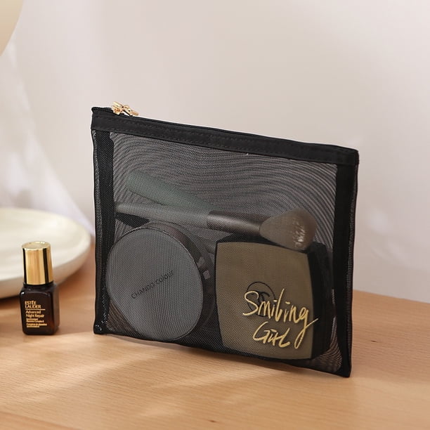 Bolsa De Almacenamiento De Maquillaje De Viaje , Neceser , Organizador De Malla huangjie unisex