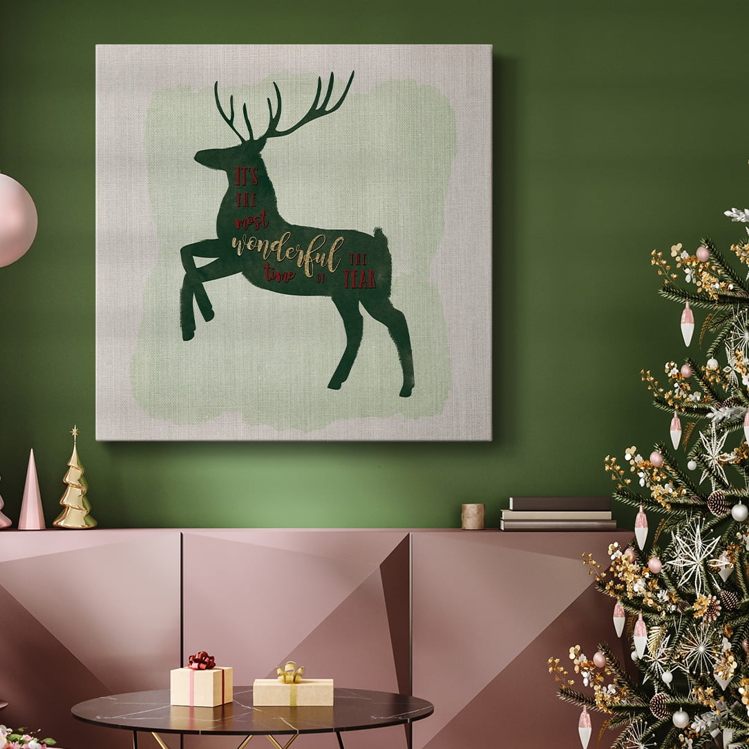 Reindeer Run- Gallery Wrapped Canvas