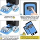 thumbnail image 4 of Wall Mounted Key Box With 4 Digit Code, Waterproof Key Safe, Combination Key Safe Storage Lock Box For Home, Garage, School - Blue, 4 of 5