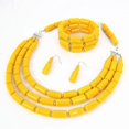 thumbnail image 4 of Femmes Multi-Couches Collier Perles de Mode Collier Choker avec Boucles d'Oreilles & Bracelet, 4 of 7