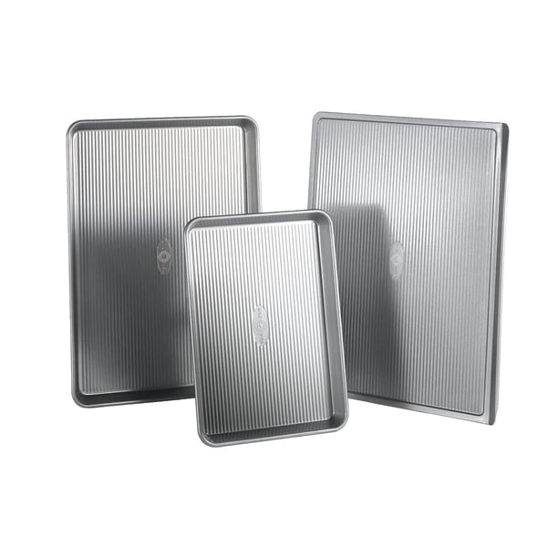 Juego de utensilios para hornear USA Pan, 3 piezas, antiadherentes, resistentes a la deformación