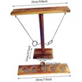 thumbnail image 2 of Juego de mesa HUOGUO Wooden Ring Toss con escalera de tiro para 2 jugadores, 2 of 4