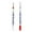 Red, variant on Long Nib Deep Hole Marker Pen 30mm Extended Tip Quick-Dry Permanent Ink with 20mm Side Ruler for Woodworking Metal Construction 15cm (5.9 Inch)