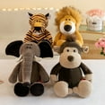 thumbnail image 4 of Simulation Jungle Animal Party Plush Toy Forest Lion King Tiger Elephant Giraffe Doll, 4 of 4