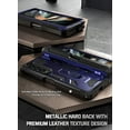 thumbnail image 5 of Poetic Spartan Case for Samsung Galaxy Z Fold 4, Full Body Rugged Case with Kickstand, Metallic Blue, 5 of 6