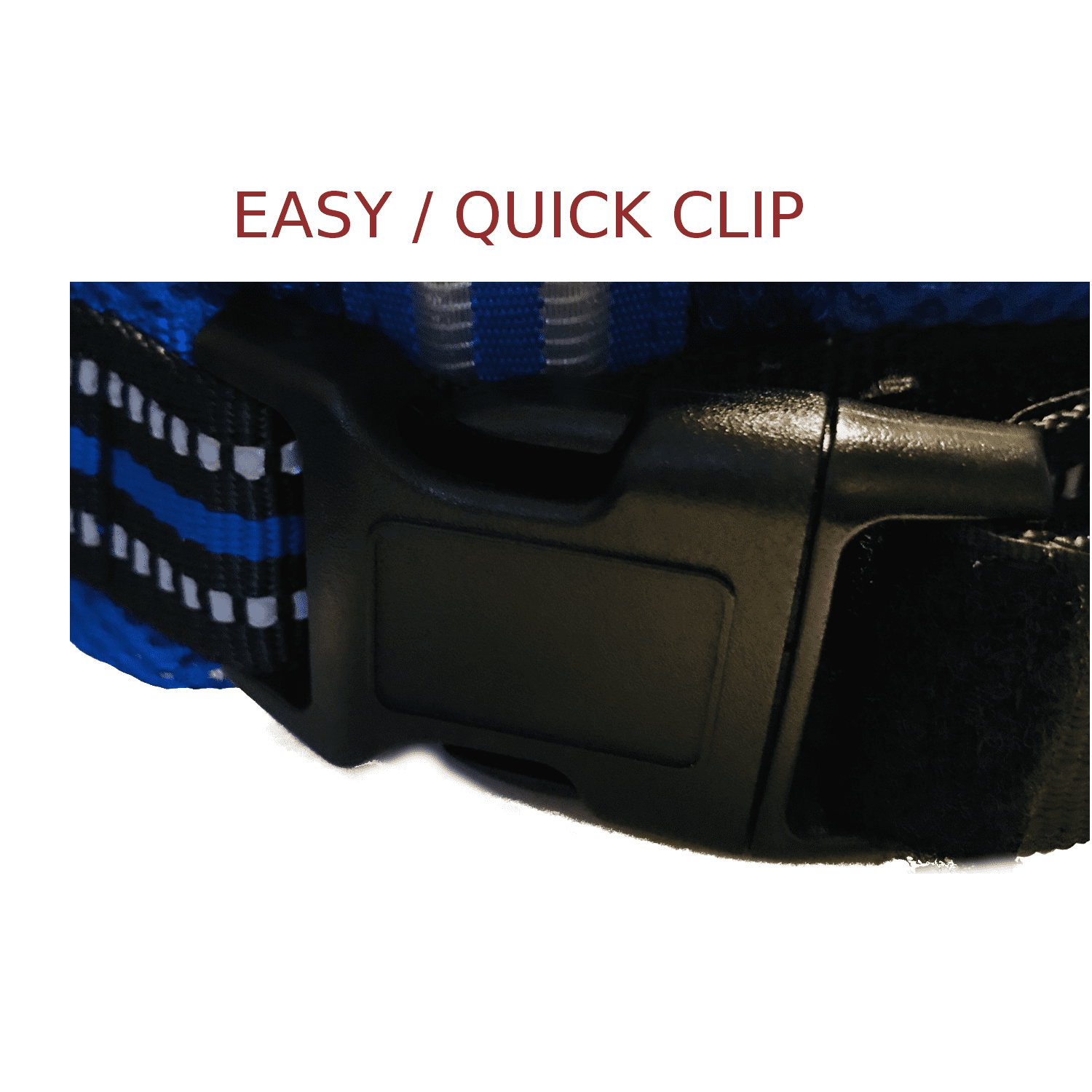 Outdoor Dog Harness with LED chest lights, reflective chest seams, fast slip adjustable clip, no choke / no-pull design for control over extra small (XS), small, medium, large, & extra large(XL) dogs
