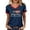Navy, variant on Womens Tops T-Shirts Short Sleeve Crew Neck Basic Tees