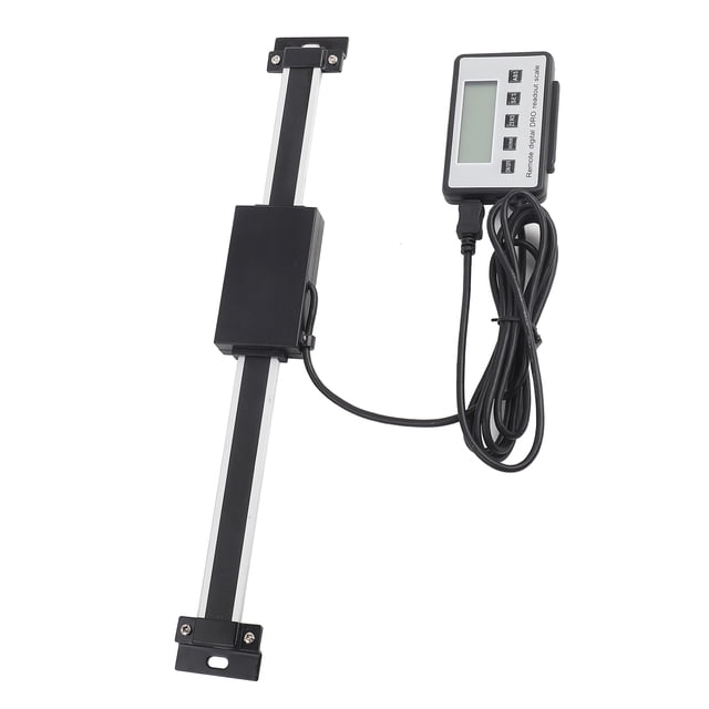 Lectura digital DRO de 0 a 200 mm con pantalla LCD remota para fresadoras o tornos