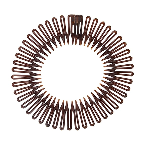 TUWAFE Plastic Zig Zag Sports Headband Band Flexi Comb Hair Bands Plastic Headbands for Women