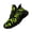 FN079-25027086-22B, variant on Men's Running Shoes Featuring a Green "Haha" Word and Spooky Face Print for Halloween, Designed with an Evil Pumpkin Motif, Lightweight Breathable Sneakers, Unisex Athletic Tennis Shoes
