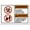 Warning Sign 3, variant on Bilingual Appliance Fire Warning Sign - 12×8 Inches, Extinguisher Metal Tin Sign, Home or Work Fire Safety Alert