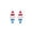 01, variant on Patriotic Star Dangle Earrings Red White Blue Lightweight Metal Tassel Peace Sign Jewelry Set for Women