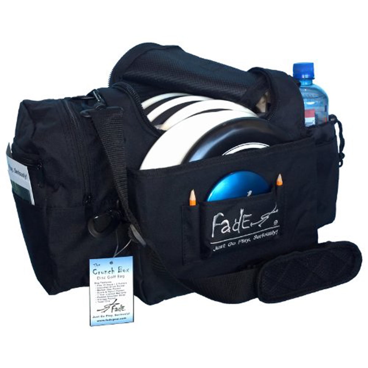 Fade Crunch Box Disc Golf Bag Black