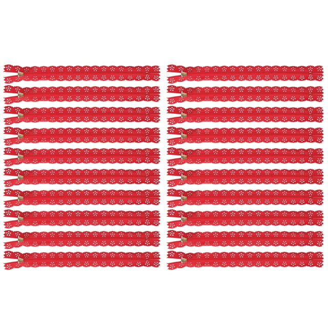 Cremalleras para coser vestidos, 20 piezas, 20 cm, cremalleras de nailon para bricolaje, cremalleras de encaje, tecnología de vanguardia