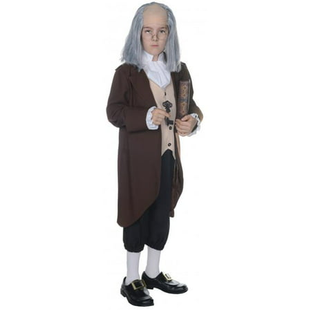 Ben Franklin Child Costume, Size 10-12