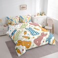 thumbnail image 2 of Erosebridal Cute Rabbit Print 7pcs Bedding Comforter Set,Colorful Stars Print Queen Bedding Sets For Kids,Reversible, 2 of 7