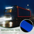 thumbnail image 5 of Uxcell Reflective Tape Strong Adhesive Safety Warning Reflector Tape, Waterproof Conspicuity for Trailers Trucks Blue 10 Feet x 6 Inch, 5 of 6