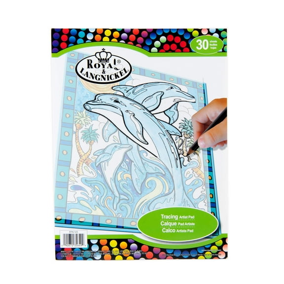 Royal & Langnickel Tracing Artist Pad 9"X12"-30 Sheets, Pk 3, Royal Brush