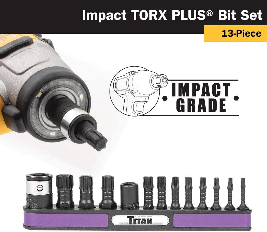 Titan Impact Torx Plus Bit Set (13-Piece)