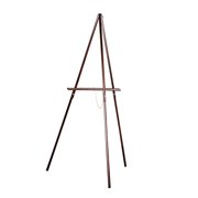 63 Vintage Brown Display Floor Easel by Artist's Loft