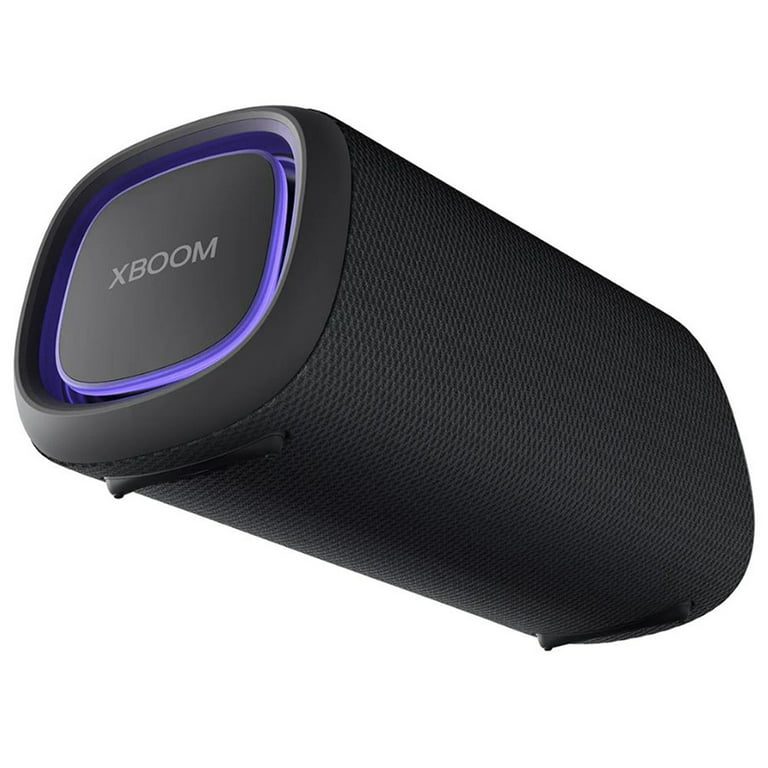 LG XBOOM Go XG7QBK Portable Bluetooth Speaker, Black (2-Pack) Bundle with 2  YR CPS Enhanced Protection Pack