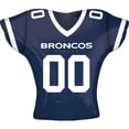thumbnail image 2 of Anagram NFL Denver Broncos Football Jersey Shape Foil 24" Blue Balloon, 2 of 2