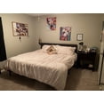 thumbnail image 6 of Lush Decor Ruching Ticking Stripe Textured Comforter, Full/Queen, Gray, 3-Pc Set, 6 of 11