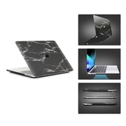 Techprotectus Hardshell Case for Apple 13 MacBook Pro, Black Marble