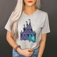 thumbnail image 2 of Haunted Mansion Hitchhiking Ghosts Shirt Adult Unisex T-Shirt Haunted House (Gray, Small), 2 of 6