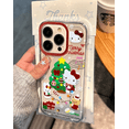 thumbnail image 3 of Hello Kitty Cute Phone Case For iPhone 17 16 15 14 13 12 11 Pro Max Plus Transparent Soft Cover Christmas Gifts, 3 of 8