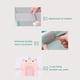 thumbnail image 3 of Cojín de apoyo para baño infantil almohadilla de baño suave de algodón antideslizante para bebé flotante para recién nacido para ducha ANGGREK Otros, 3 of 9