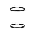 thumbnail image 1 of Transemion Collier Ras-du-Cou Portable Collier Colliers Style Rétro Pendentifs Chaîne de Cou Argent 2 Ensembles, 1 of 6
