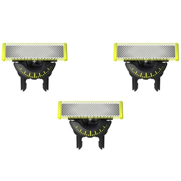 3-pack Razor Blades 360 Blades Compatible with Philips Oneblade Replacement Blades One Blade Pro Blades With 360° Rotation