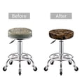 thumbnail image 4 of Cauagu Leopard Print Print Round Stool Covers,Seat Cushion for Round Bar Stool Chair Seat Cover for Bar Round Chair Fits for 12/13/14in Bar Stool Cushion, 4 of 7