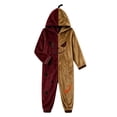 thumbnail image 2 of Gold Pumpkin Onesie Adult Polyester Jack O Lantern Halloween Jumpsuit Costume - Hooded One Piece Cosplay Suit for Women and Men 2XL, 2 of 4